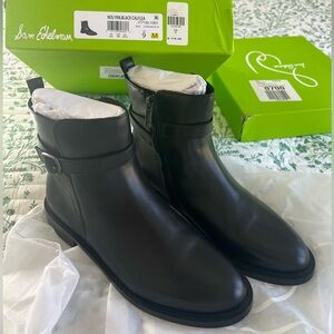 NWT Sam Edelman Nolynn Boots - size 9 in black calf leather